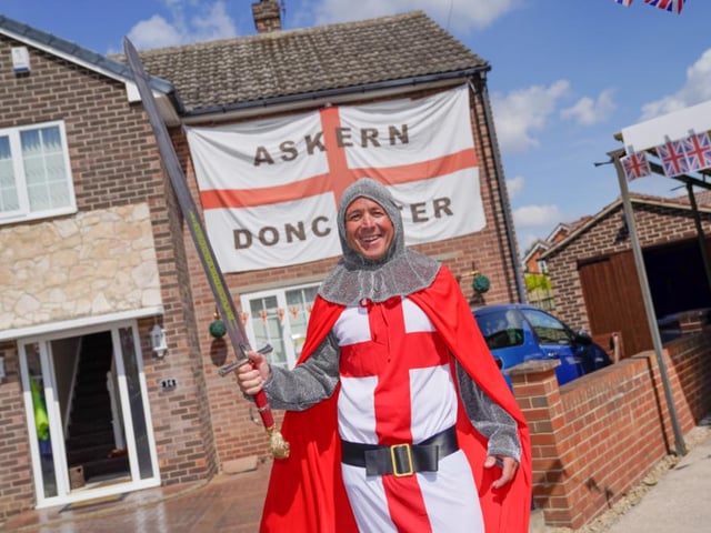 Sara and Richard Reed at Mayfield Crescent, Askern. PIcture: Chris Bevan