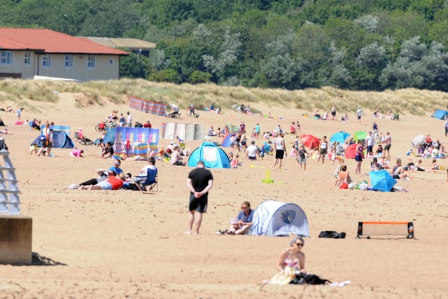 More familiar scenes of people enjoying time at the beach could be seen at Little Haven Beach compared to recent weeks, as people made the most of the eased lockdown restrictions.