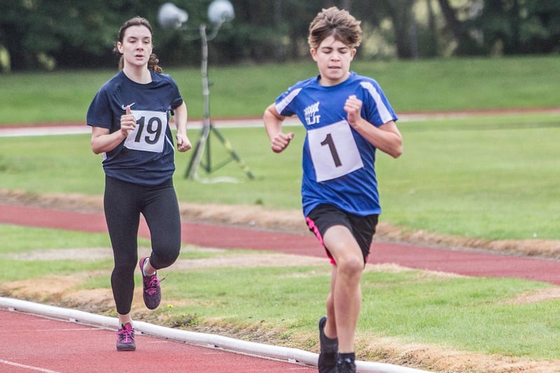 Tweed Leader Jed Track's Aaron Glendinning won 800m youths' final