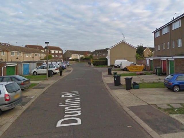There were 2 reports of burglary in the Dunlin Road area