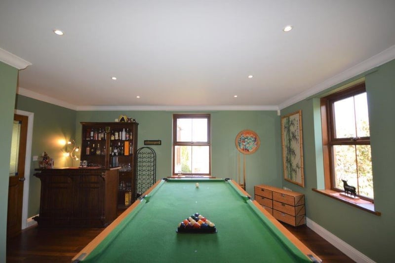 A bar and games room which is another great space for entertaining or relaxing.