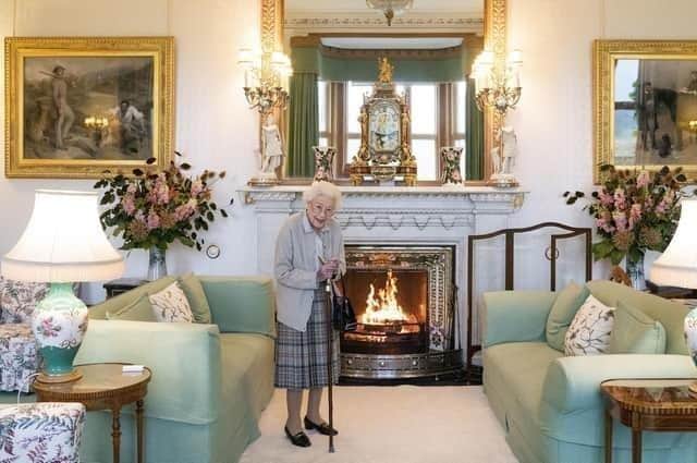 Queen Elizabeth II pictured on Tuesday as she waited to greet new Prime Minister Liz Truss for an audience at Balmoral. Picture: Jane Barlow/PA Wire