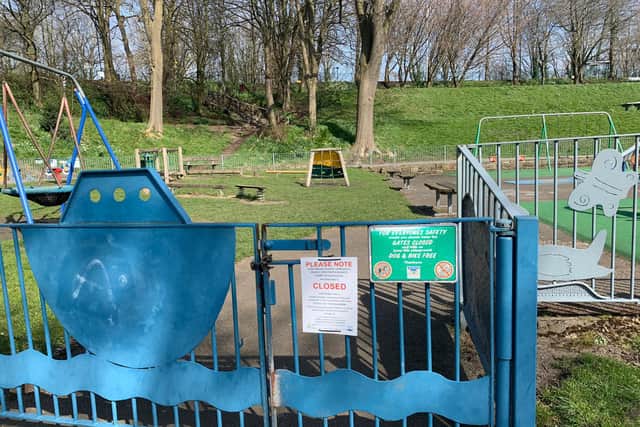 Playgrounds in Sheffield remain closed due to coronavirus
