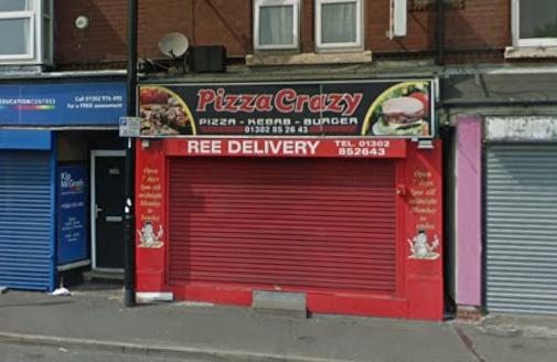 This pizza place has a five food hygiene rating.