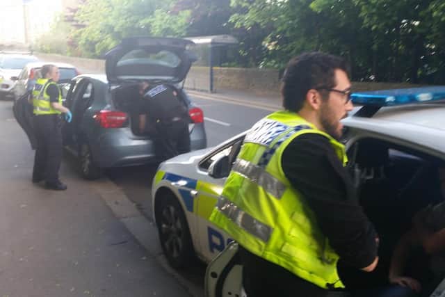 The driver was stopped by police on Upperthorpe Road.