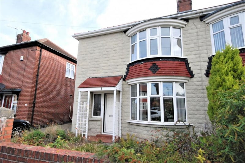 This two bedroom house on Tharsis Road in Hebburn is on the market for £84,950.