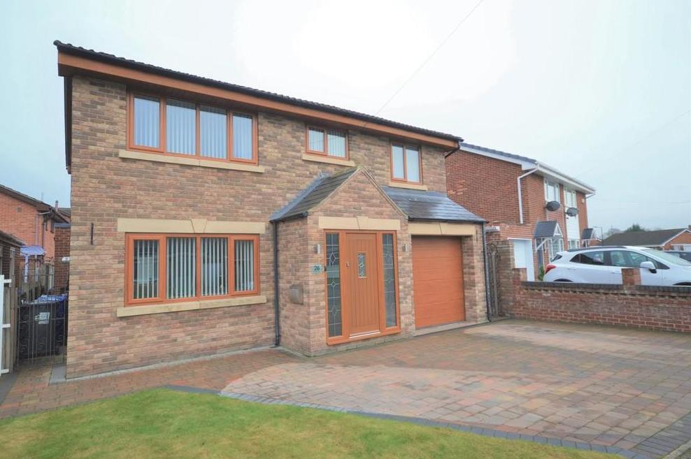 This attractive property has undergone major improvements to the front and looks stunning, occupying a pleasant position, with a low maintenance front garden and a block paved driveway offering ample parking and access to the garage.