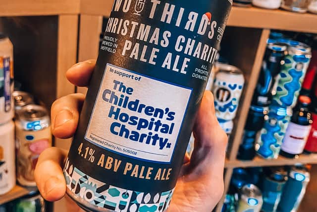 Can #001 of Two Thirds Charity Christmas Pale Ale.