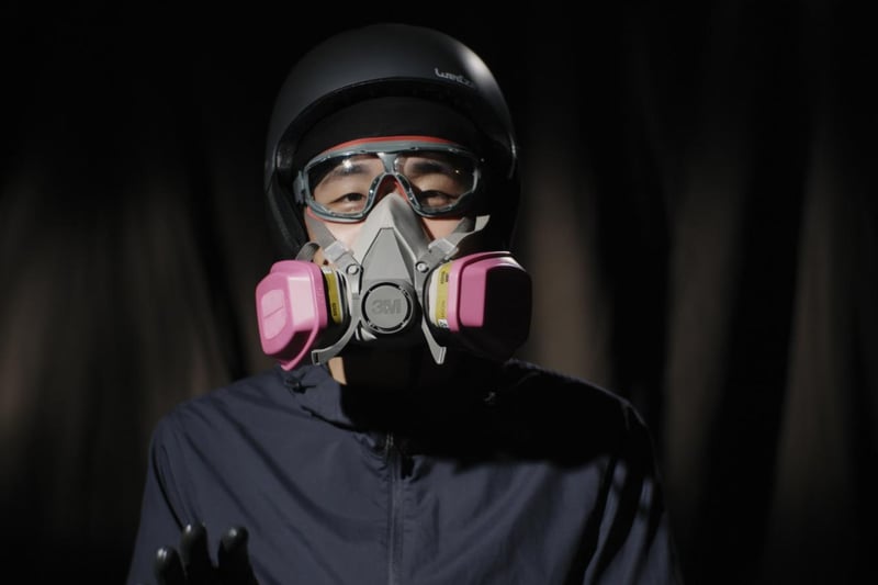 In the pre-Covid days of 2019 people within Hong Kong donned face masks as a means of fighting back against the oppressive surveillance culture of mainland China