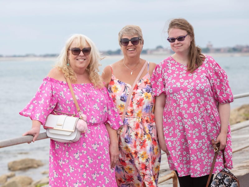 Colleen Pattinson, Heather Thomson and Kerry Pattinson in Southsea. Picture: Habibur Rahman