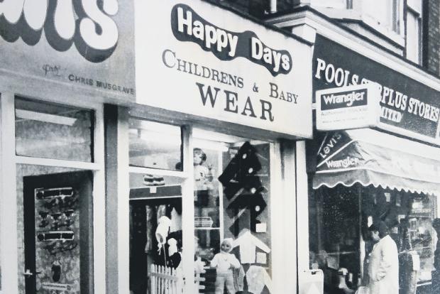 What are your memories of the Happy Days shop which specialised in children's and baby wear and was in York Road.