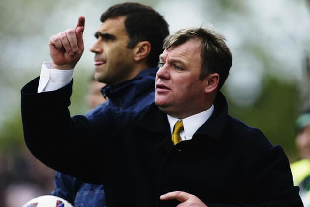 Former Boston United manager Steve Evans would go on to manage Leeds United with others. Neil Thompson replaced him after a historic promotion to the Football League.
