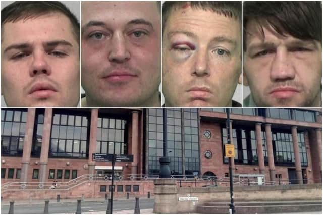 Just some of the criminals from the Sunderland area who have been jailed recently at Newcastle Crown Court.
