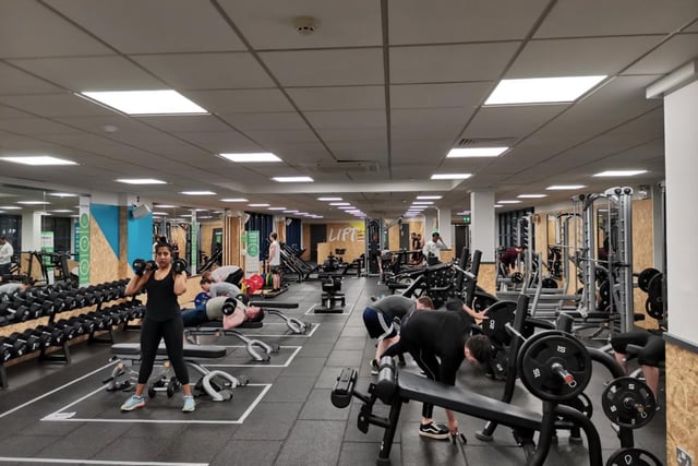 Many people were up early this morning to be first into the gym when it reopened.