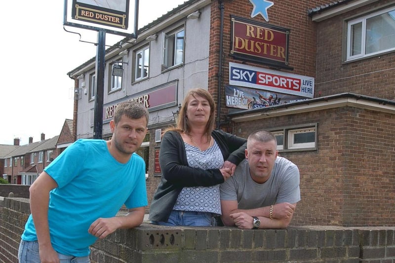 Pictured outside the Red Duster in 2009 but what was the occasion? Tell us more.