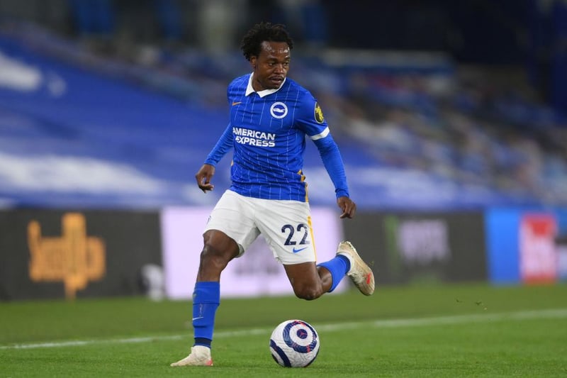 Percy Tau was left out of Brighton’s squad to face Getafe on Sunday amid reports that his expected move to Al Ahly is nearing completion. (King Fut)

 
(Photo by Mike Hewitt/Getty Images)