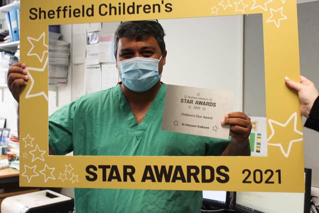 Dr Hemant Kulkarni was awarded the Children’s Star award for his dedication to supporting, listening to and improving the quality of life of patients and their families.
