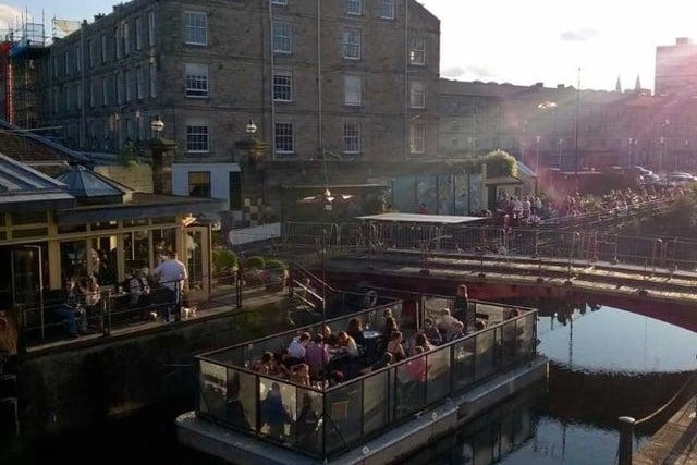 Sunshine on Leith, anyone? This pub is the former waiting room for the Leith to Aberdeen steamboat ferry, so offers a unique twist on the beer garden as we know it: clientele can enjoy pints on a pontoon.