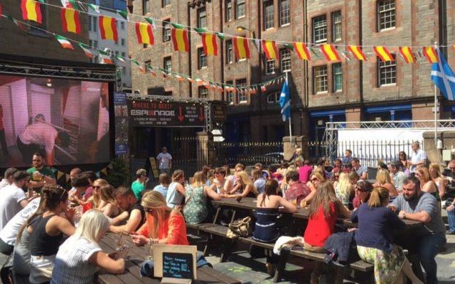 With one of the most well known courtyards in the city, The Three Sisters in the Cowgate is famous for its drinks deals, pub grub and great atmosphere. Plus, if live sport does resume this summer, it's one of the best places to watch it live.