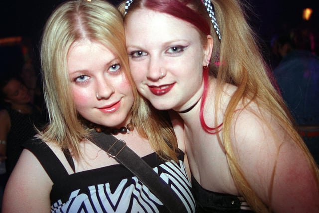From left - Louise and Kat at 'Juice' in Leadmill