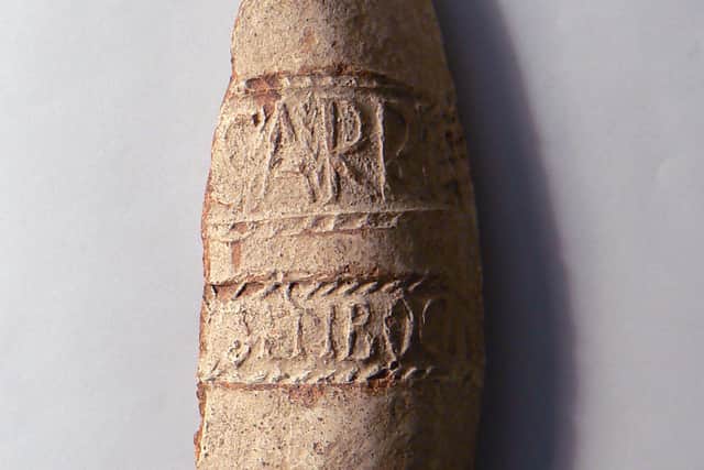 A piece of Sarrius pottery