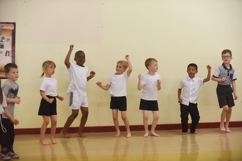 Pupils at Lynnfield Primary School were being put through their paces by the Karen Liddle School of Dance in 2015. Who do you recognise in this photo?