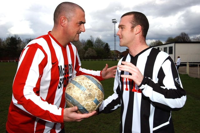 A Sunderland v Newcastle charity match at Washington Football Club to raise money for Grace House in 2005. Remember this?