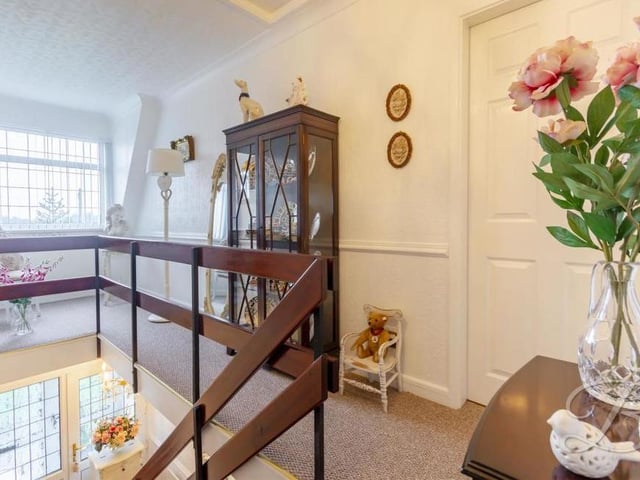 And so upstairs we go, to be greeted with a lovely landing in keeping with the rest of the home. It leads to the other two bedrooms.