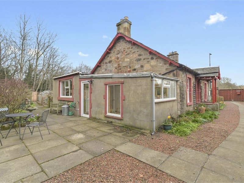 Side of property.