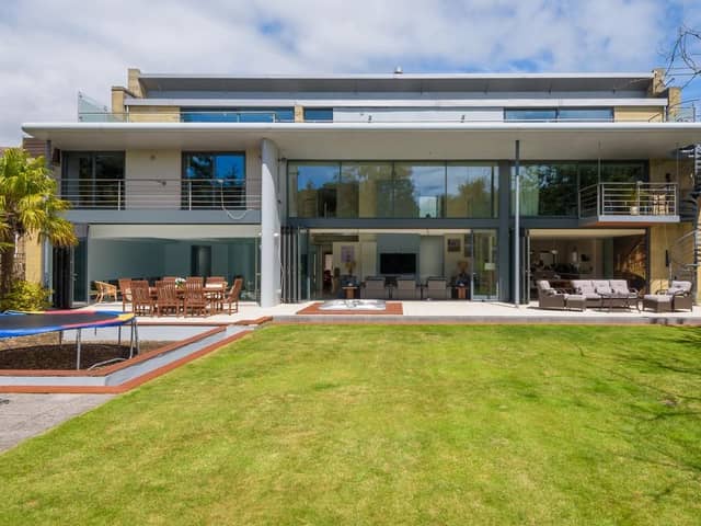This stunning modern home is still on the market with Whitehornes