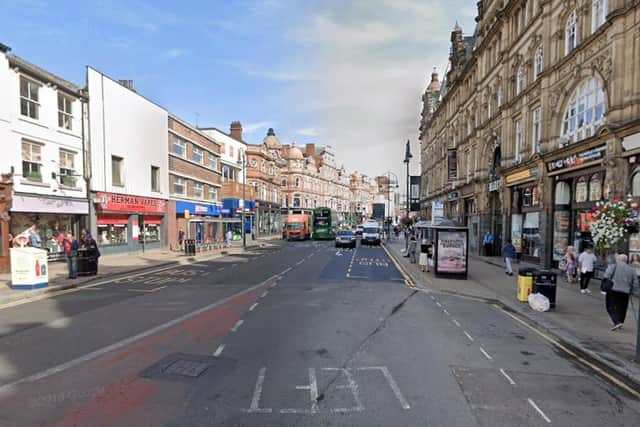 Leeds city centre, which volunteer litter picker Bridget Ingle says is considerably cleaner than Sheffield city centre (Google Street View photo from August 2019)