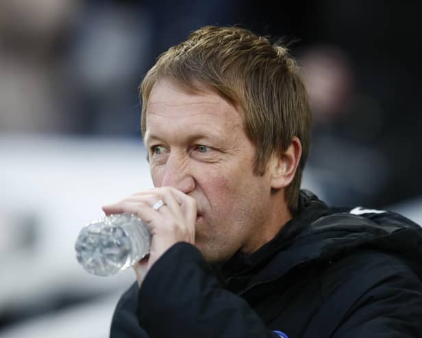 Graham Potter, the Brighton and Hove Albion manager: Simon Bellis/Sportimage