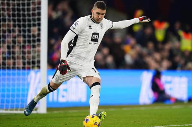SIGNED FOR KEEPS: Sheffield United bought goalkeeper Ivo Grbic in January
