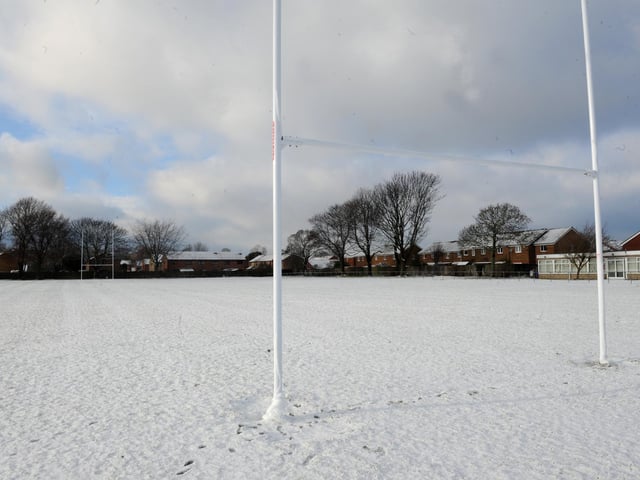 Rugby Camp at Hilsea where the Portsmouth v Chichester match was called off due to the snow.