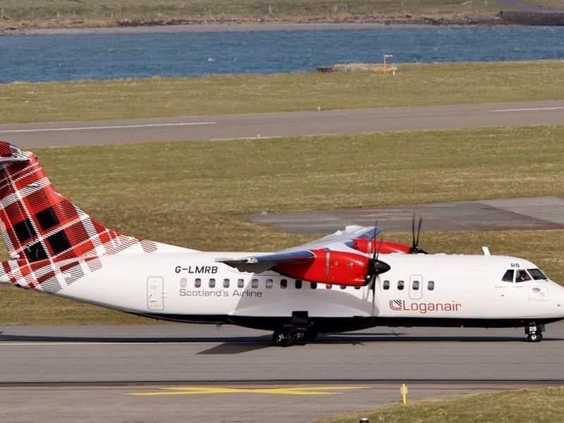 81 per cent of flights were on time for Loganair and Virgin Atlantic.