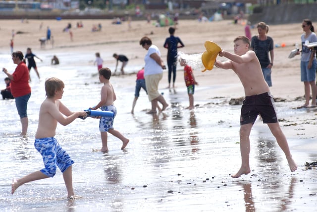 Looks like they were having great fun at  Little Haven Beach eight years ago. Are you pictured?