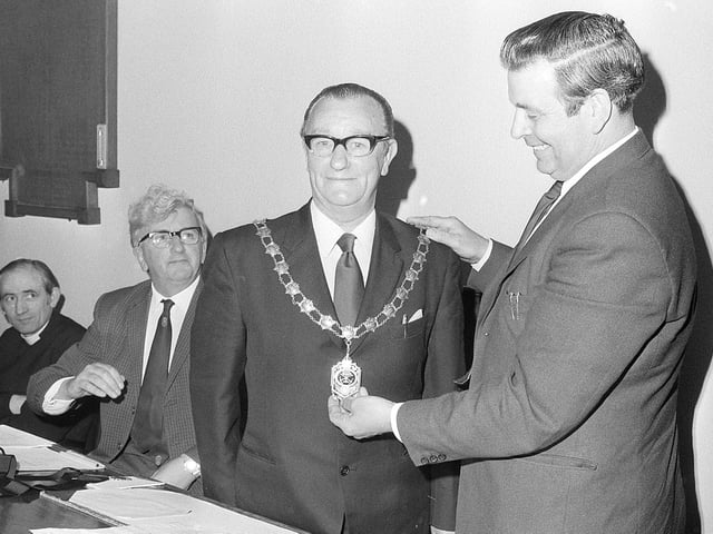 1973 saw Mansfield Woodhouse Urban District Council's last Chairman being appointed before the UDC was abolished a year later.