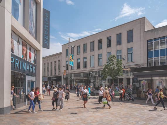 Primark and Next are big draws on The Moor.