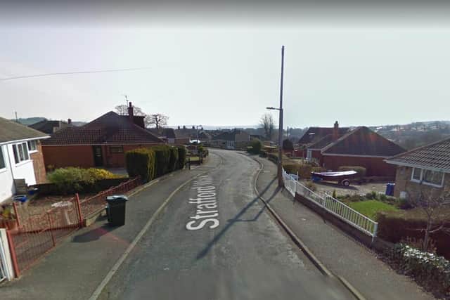 The assault took place on a rural path off Strafford Walk in Dodworth (photo: Google).