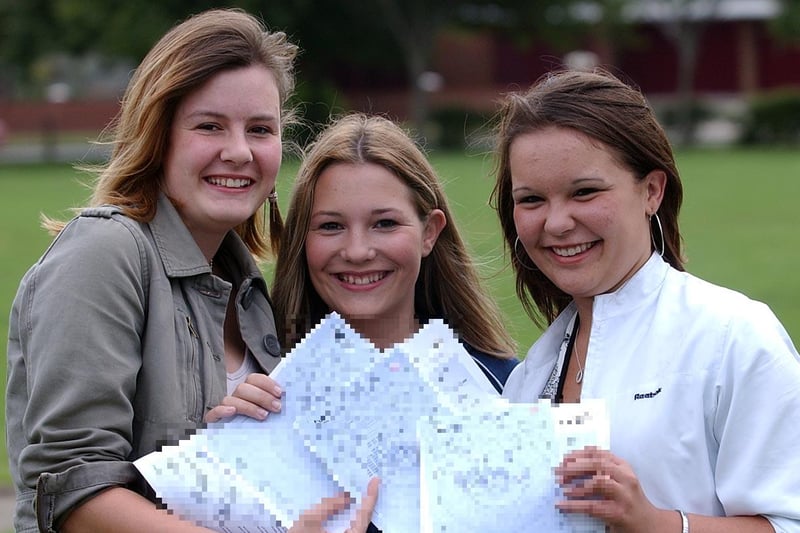 A 2003 reminder of GCSE results day at Brierton School. Recognise anyone?