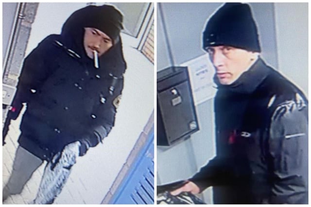 Officers in Sheffield have released CCTV images of men they would like to speak to in connection with two separate burglaries at the same location in Sheffield.
Launching a public appeal on February 3, 2023: "Firstly, it is reported that on Thursday 24 November 2022 at about 11.40am, a man arrived at a property on Rockingham Street in the city centre on his scooter before entering the property and taking some parcels. He then left with these on the scooter.
"Then on Tuesday 6 December 2022 at 2.45pm, two men arrived at and entered the same property. Again, they took some parcels and left with them.
"Enquiries are ongoing but officers are keen to identify the men in the images as they may be able to assist with enquiries.
"Do you recognise them?"
If you can help, you can pass information to police their online live chat function, our online portal or by calling 101. 
Please quote investigation number 14/23513/23 when you get in touch.
You can access their online portal here: www.southyorks.police.uk/contact-us/report-something/
Alternatively, if you prefer not to give your personal details, you can stay anonymous and pass on what you know by contacting the independent charity Crimestoppers. Call their UK Contact Centre on freephone 0800 555 111 or complete a simple and secure anonymous online form at Crimestoppers-uk.org