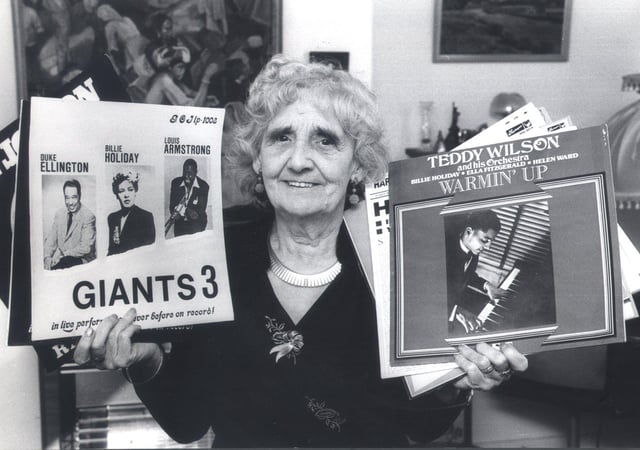 Violet May Barkworth, who ran several record shops, latterly in Matilda Street, specialising in rarities, and was so well known that a book, Shades of Violet, was written about her
