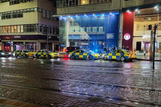 A boy, aged 15, was knocked from a stolen motorbike during a police chase in Sheffield city centre (Photo: Bobby Anwar)