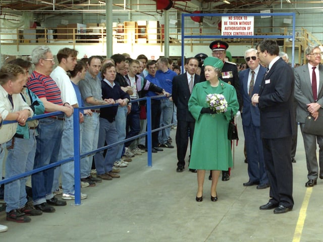 Sunderland welcomed The Queen in 1993 and her itinerary included a visit to Homeworthy Furniture in May of that year.