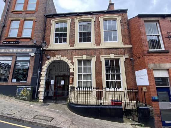 An office on North Church Street in the city centre sold for £197,000. It had a guide price of £150,000. It is described as an attractive two storey period office building located in the Cathedral Quarter and offering potential for ongoing office use or conversion to residential, subject to appropriate consents.