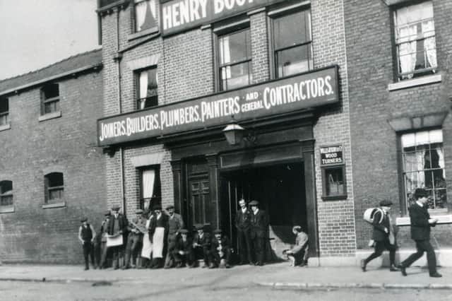 The original Henry Boot head office on Moore Street in 1900