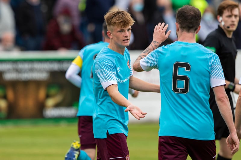 The 16-year-old was given his Hearts first team debut off the bench in the 3-0 win over Inverness towards the end of last season and he opened the scoring in this friendly win over Linlithgow before being replaced at half-time.