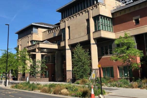 A man who denies sexually abusing a schoolgirl has told a jury at Sheffield Crown Court, pictured, that they had been involved in a non-sexual relationship and he had believed she was 16-years-old.