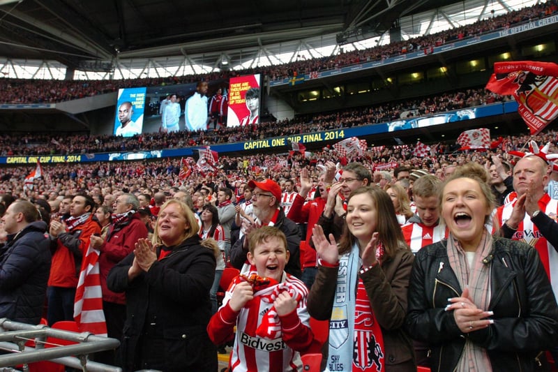 Fans watch Sunderland against Manchester City in 2014. Are you pictured?