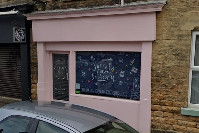 Sorrel's Cocoa Bakery, 158 Crookes Rd, Sheffield, S10 1UH. Rating: 4.9/5 (based on 33 Google Reviews). "Chocolate Heaven. The quality of everything is just so good. And the handmade chocolates are just to die for. The best chocolate I have tasted in a long time."